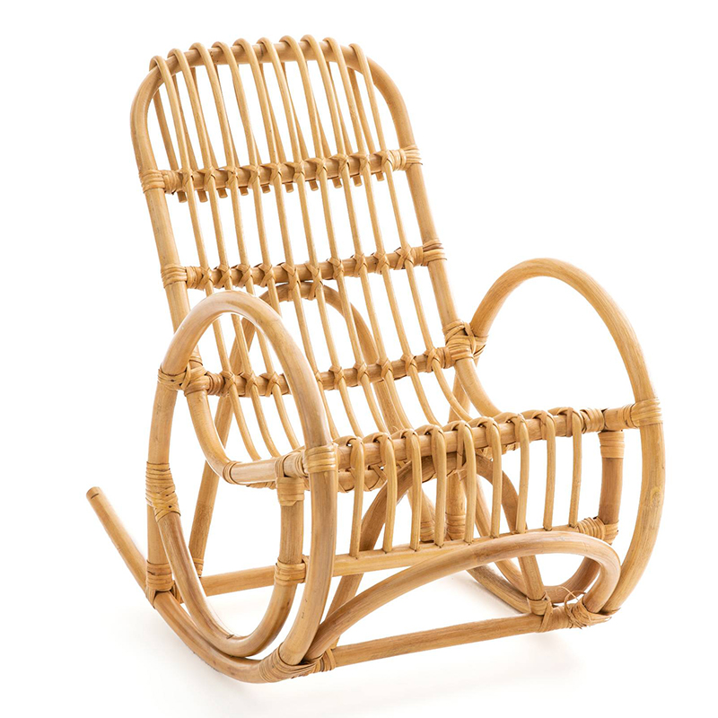 Детское кресло-качалка Wicker Baby Rocking Chair Бежевый Детское кресло-качалка Wicker Baby Rocking Chair Бежевый в Саратове | Loft Concept
