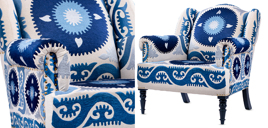 Кресло Accent Chairs Indigo Sun Кресло Accent Chairs Indigo Sun - Loft-Concept в Саратове