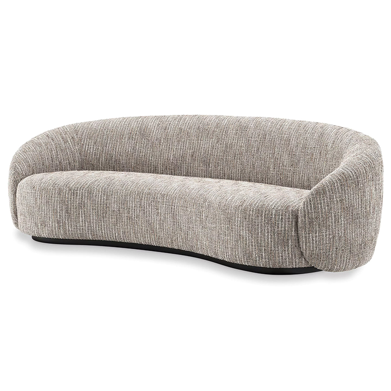 Диван Eichholtz Sofa Amore Бежево-серый Черный Бежево-серый Черный в Саратове | Loft Concept 
