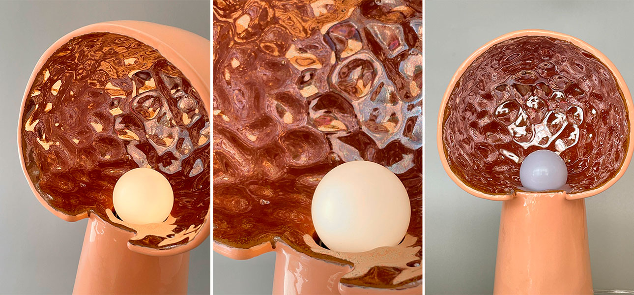 Настольные лампы KENI big (лососёвый) - фото №2