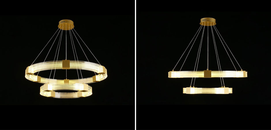 Люстра Два Кольца Ring Horizontal Ornament Meander 2 Люстра Два Кольца Ring Horizontal Ornament Meander 2 - Loft-Concept в Саратове