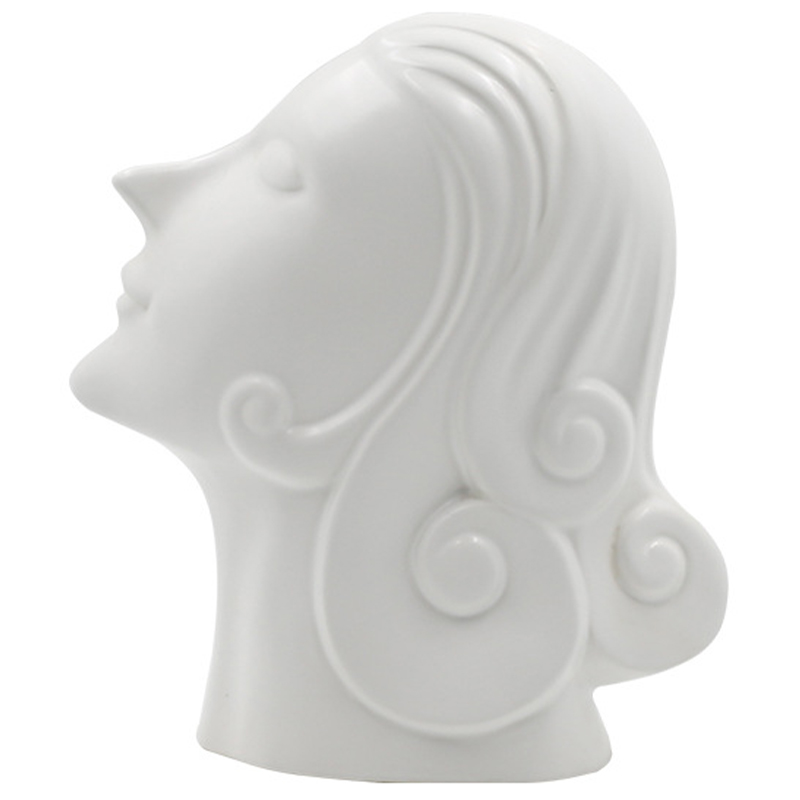 Статуэтка Side Profile White Statuette Белый Статуэтка Side Profile White Statuette Белый в Саратове | Loft Concept