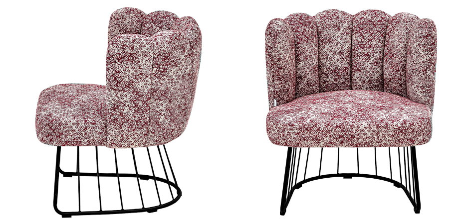 Кресло Noah Armchair cherry-white Кресло Noah Armchair cherry-white - Loft-Concept в Саратове
