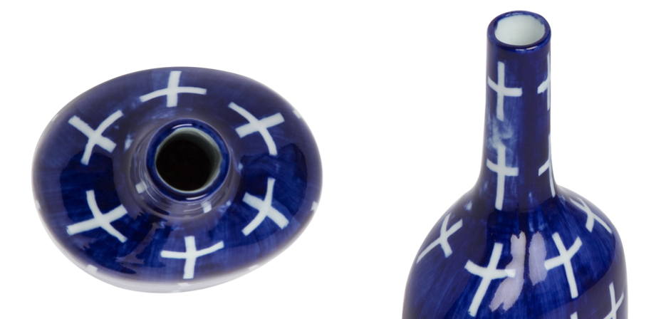 Ваза blue & white ornament Blue Bottle Ваза blue & white ornament Blue Bottle - Loft-Concept в Саратове