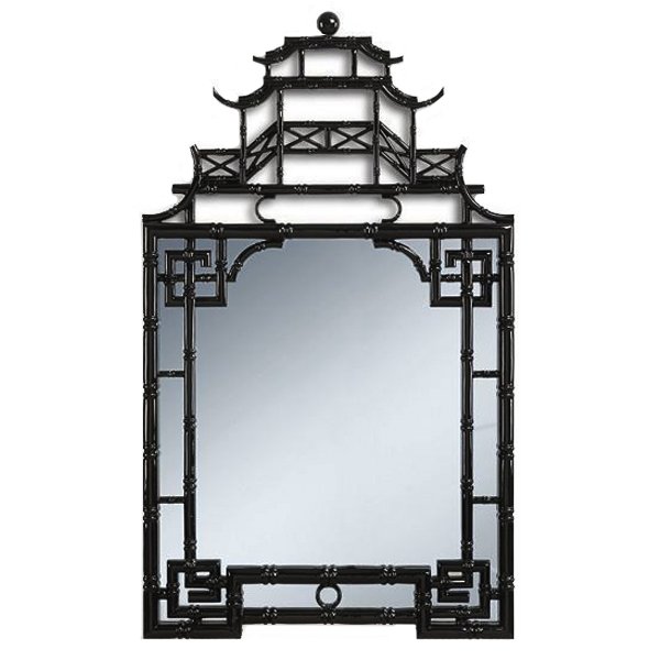 Зеркало Pagoda Mirror Black Черный Зеркало Pagoda Mirror Black Черный в Саратове | Loft Concept