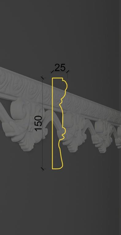Молдинг с орнаментом MO-28 в Саратове