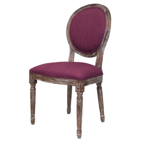 Стул French chairs Provence Violet Chair Фиолетовый Коричневый Стул French chairs Provence Violet Chair Фиолетовый Коричневый в Саратове | Loft Concept