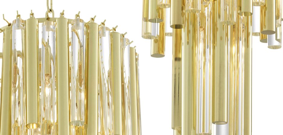 Люстра Eichholtz Chandelier Gigi S Gold Люстра Eichholtz Chandelier Gigi S Gold - Loft-Concept в Саратове