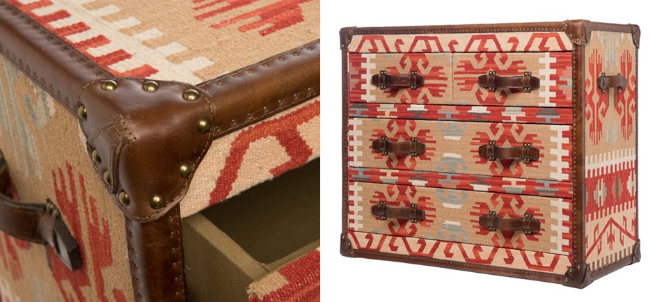 Комод Килим Howard Kilim Chest of Drawers Комод Килим Howard Kilim Chest of Drawers - Loft-Concept в Саратове