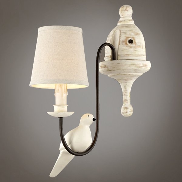 Бра Norman Bird Wall Lamp one ivory ( слоновая кость ) в Саратове | Loft Concept 