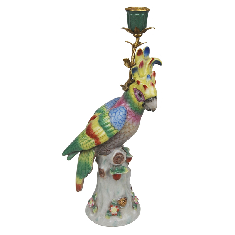 Подсвечник Corella Parrot Candlestick Мульти в Саратове | Loft Concept 