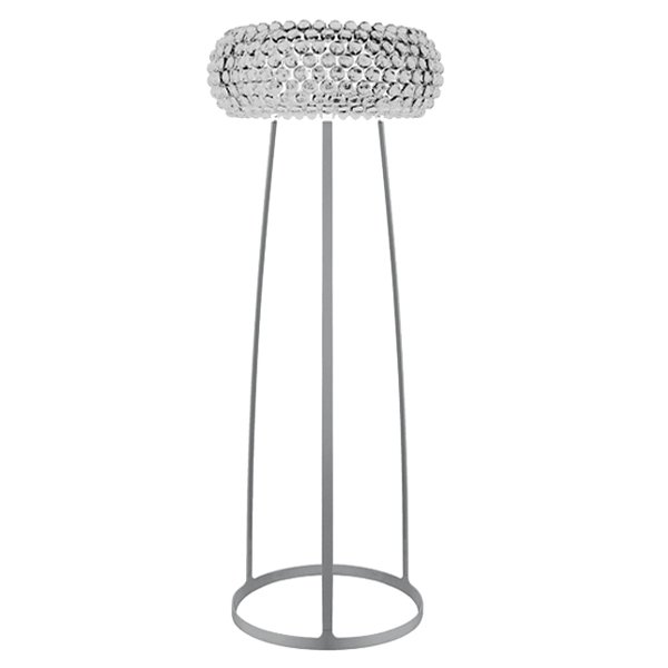 Торшер Foscarini Caboche Floor Lamp Белый Прозрачный в Саратове | Loft Concept 