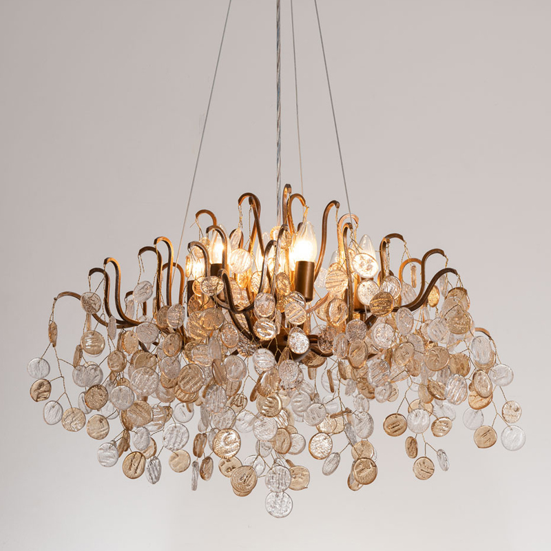 Люстра FAIRYTREE Chandelier Amber Pendants 80 Бронза в Саратове | Loft Concept 