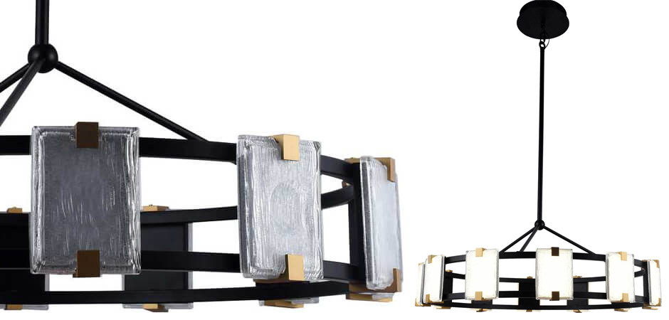 Люстра Rectangular Glass Plafon D85 Люстра Rectangular Glass Plafon D85 - Loft-Concept в Саратове