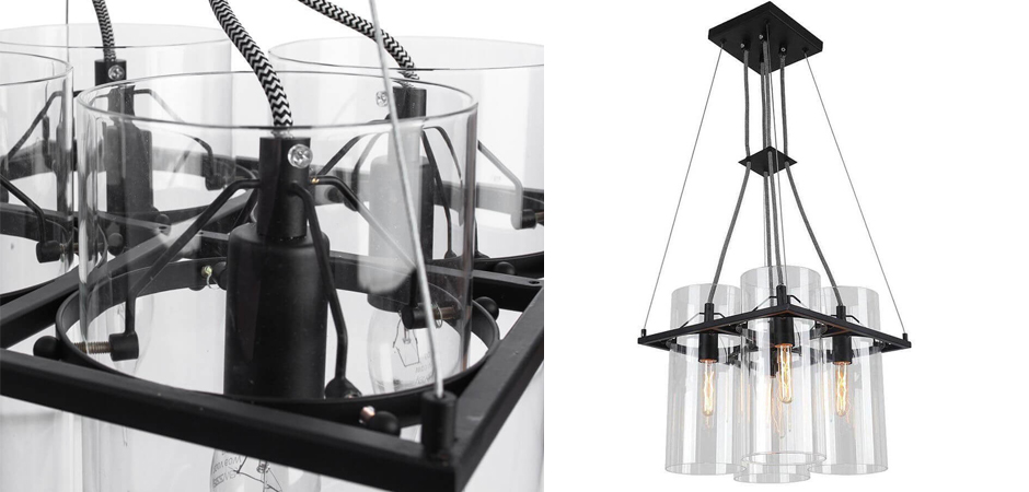 Люстра Glass Cylinder Chandelier Люстра Glass Cylinder Chandelier - Loft-Concept в Саратове