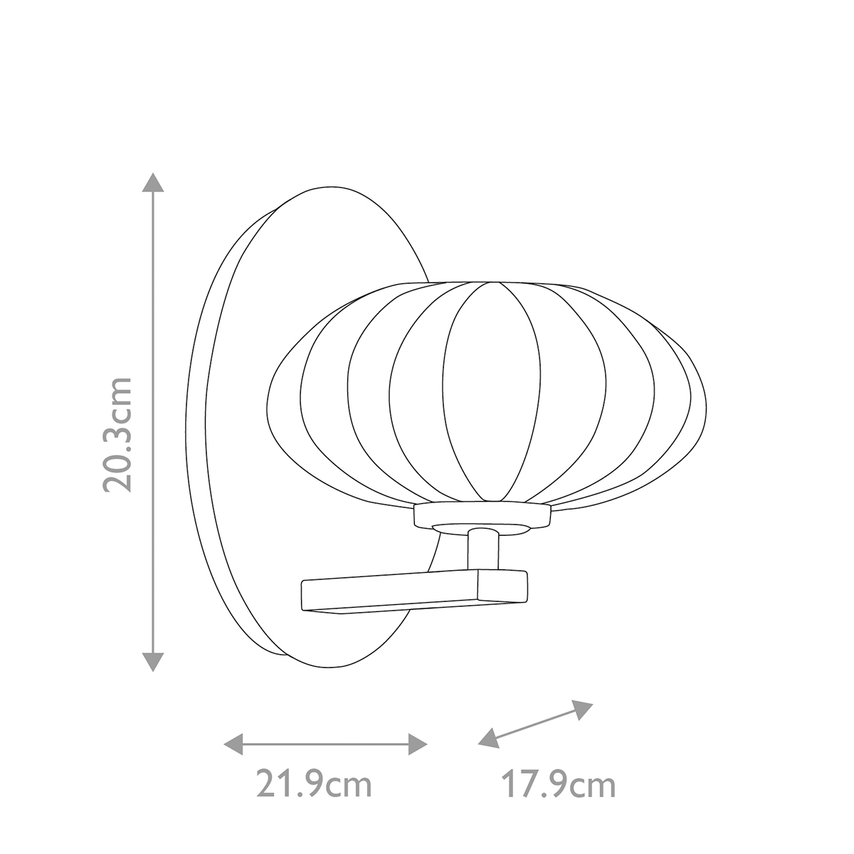  Бра с круглым плафон из матового белого стекла Kichler в Саратове