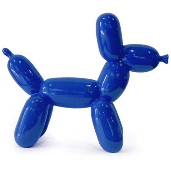 Статуэтка Jeff Koons Balloon Dog large Красный Черный Белый Желтый Синий в Саратове | Loft Concept 