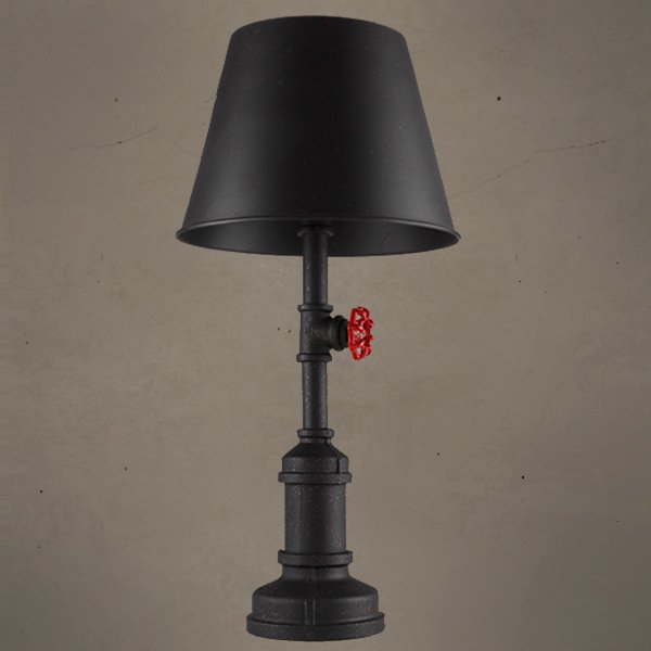 Настольная лампа Table Lamp Red Water Tap Cone Черный в Саратове | Loft Concept 