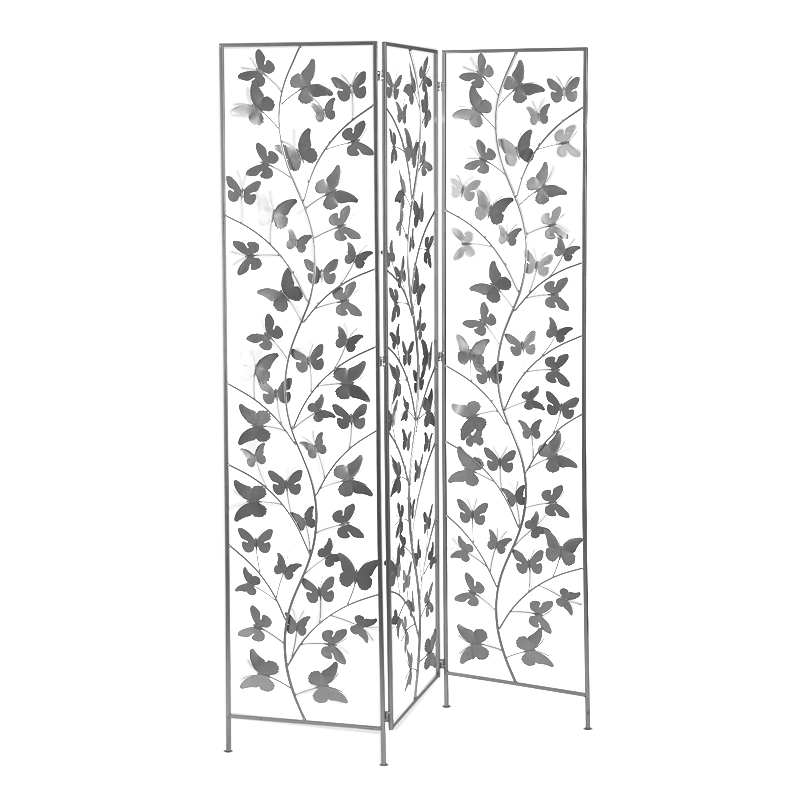 Ширма Silver Butterfly Серебряный Ширма Silver Butterfly Серебряный в Саратове | Loft Concept