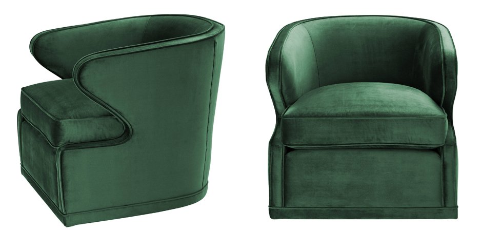 Кресло Eichholtz Chair Dorset Green Кресло Eichholtz Chair Dorset Green - Loft-Concept в Саратове