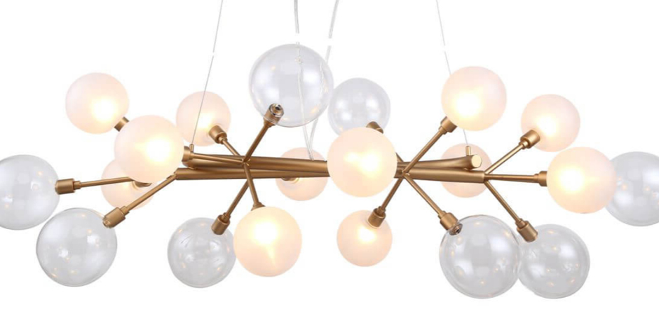Люстра Berries Chandelier Rectangle White 100 Люстра Berries Chandelier Rectangle White 100 - Loft-Concept в Саратове