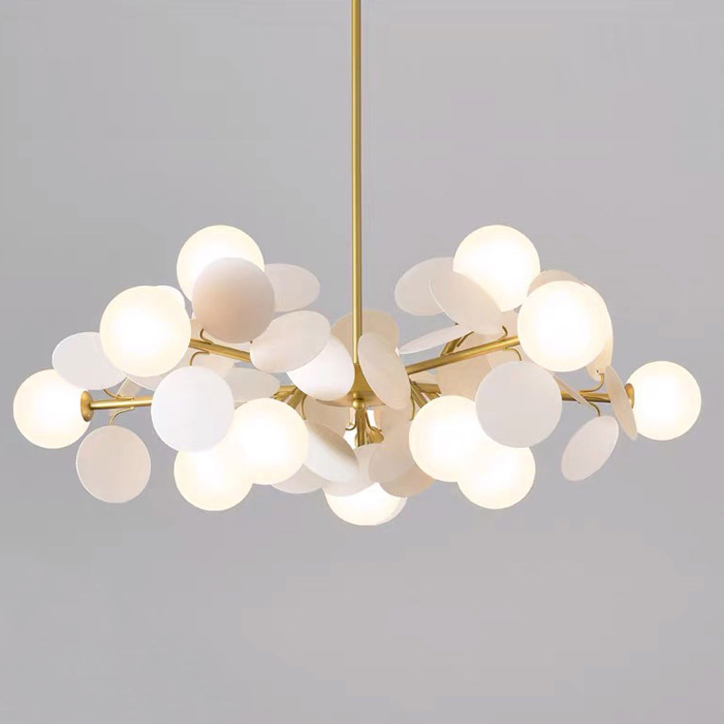 Люстра MATISSE Chandelier white Золотой Белый в Саратове | Loft Concept 