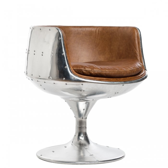 Кресло Aviator Cup Chair Коричневый в Саратове | Loft Concept 