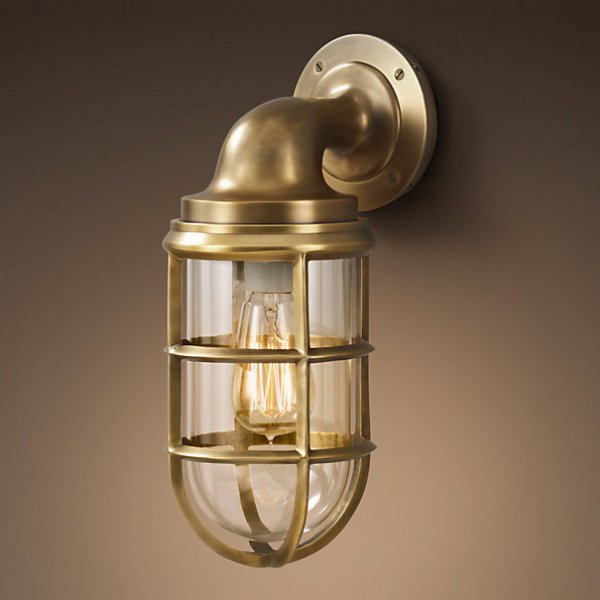 Бра RH STARBOARD wall lamp brass Латунь в Саратове | Loft Concept 