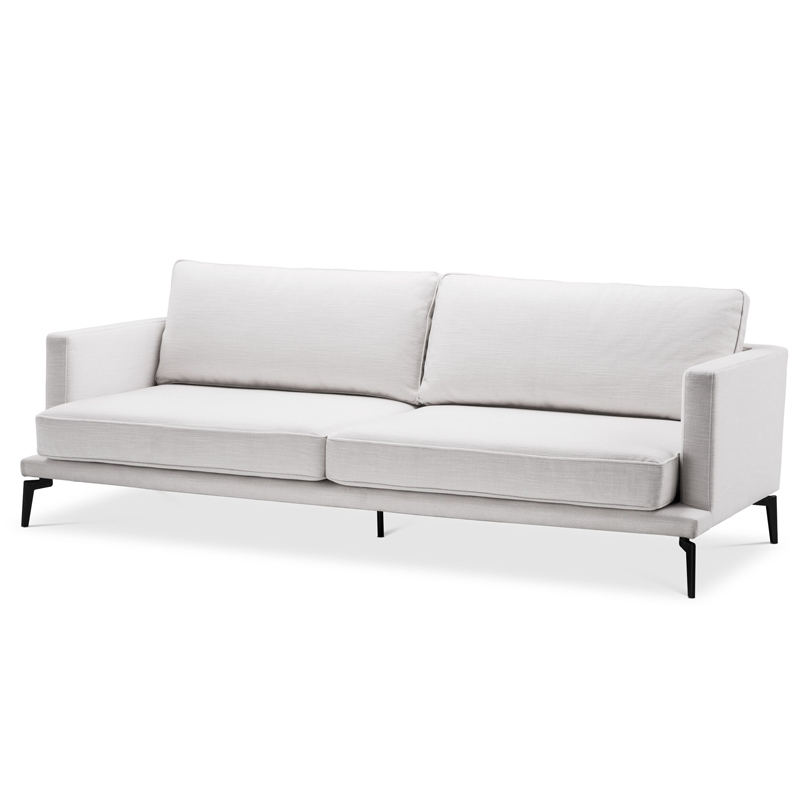 Диван Eichholtz Sofa Avenue 54 Белый Черный в Саратове | Loft Concept 