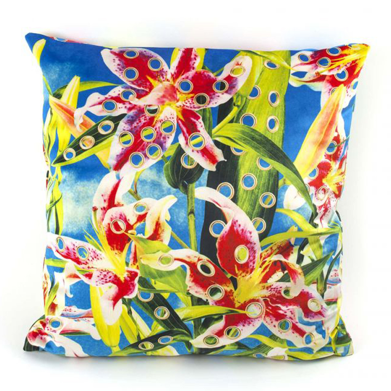 Подушка Seletti Cushion Flower with holes Мульти в Саратове | Loft Concept 