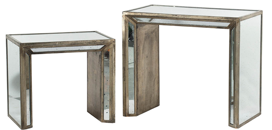 Приставной столик Mirrored Wide Side Приставной столик Mirrored Wide Side - Loft-Concept в Саратове