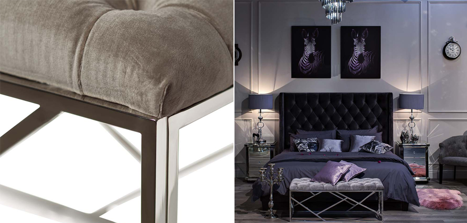 Банкетка Serene Furnishing Chromium Top Банкетка Serene Furnishing Chromium Top - Loft-Concept в Саратове