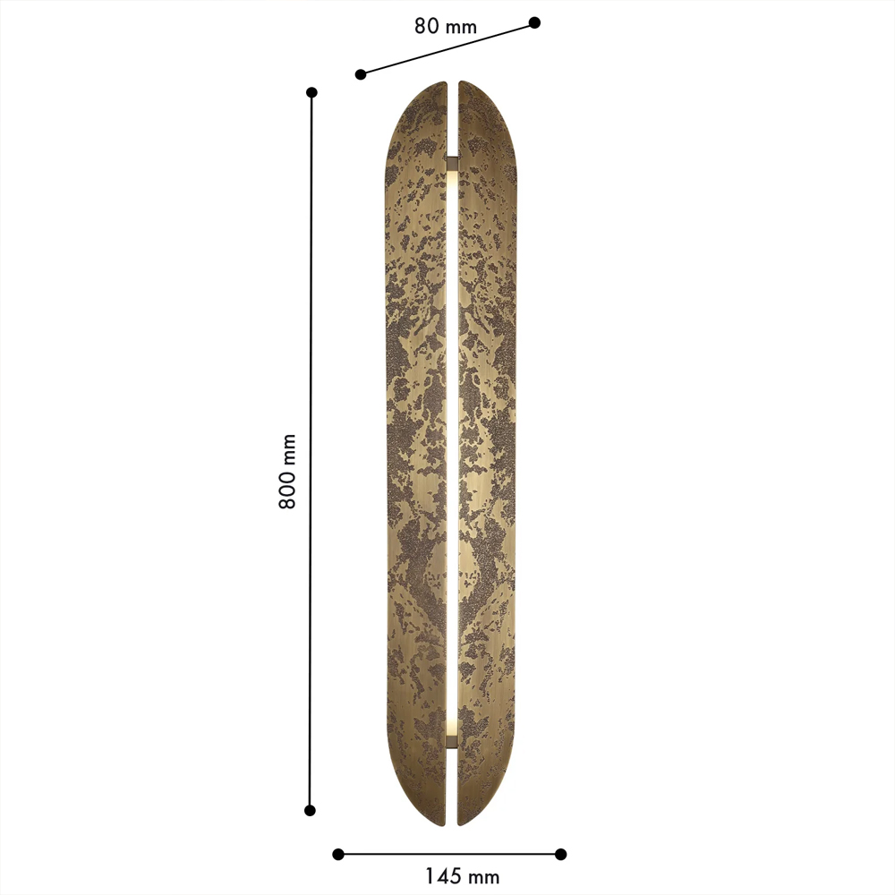 Бра винтажное с имитацией коррозии на медном корпусе Predominant в Саратове