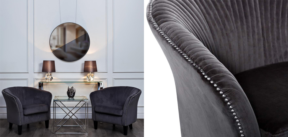 Кресло JackFlower Armchair grey Кресло JackFlower Armchair grey - Loft-Concept в Саратове