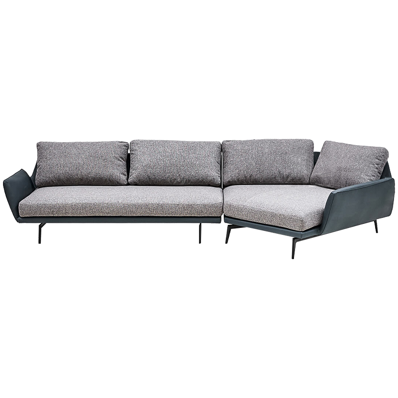 Диван Cairn Sofa Серый Черный Серый шифер в Саратове | Loft Concept 