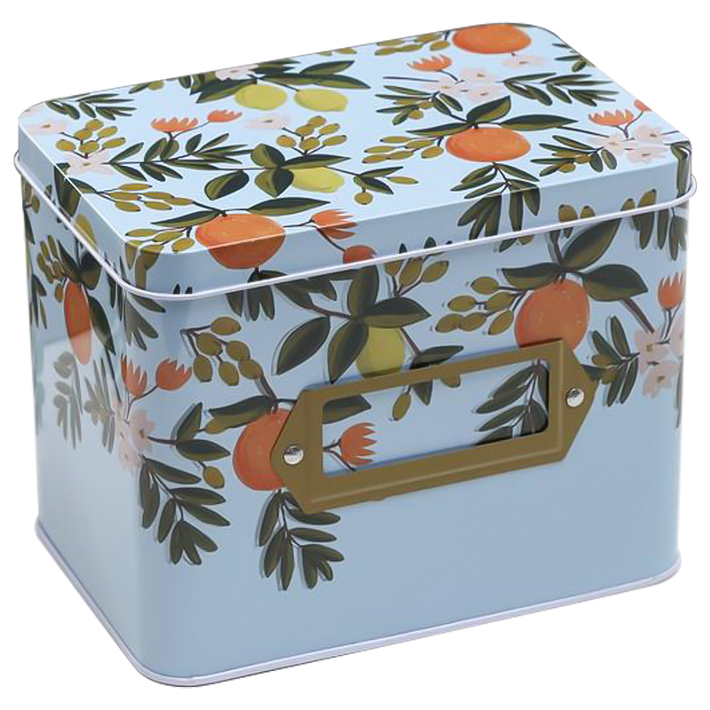 Шкатулка металлическая Oranges and Lemons Colorful Metal Tea Box Мульти Шкатулка металлическая Oranges and Lemons Colorful Metal Tea Box Мульти в Саратове | Loft Concept
