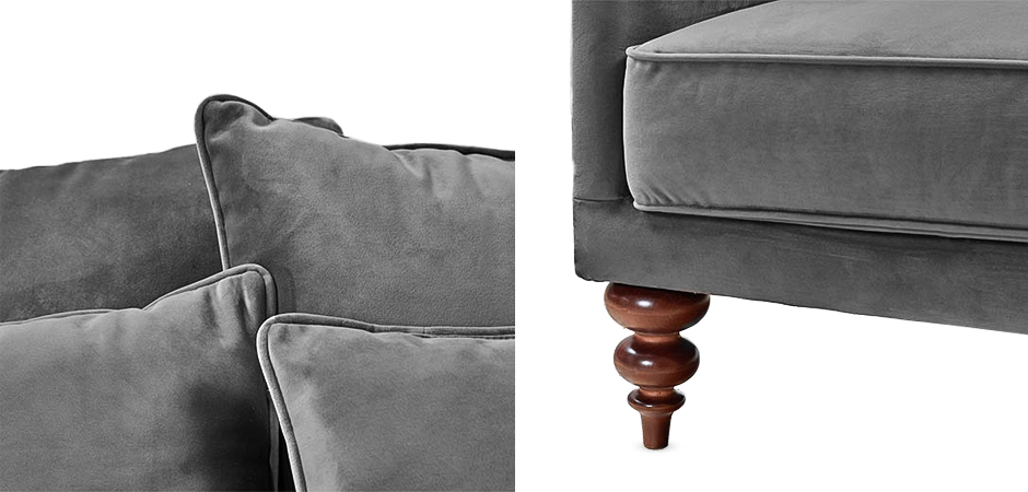 Диван Graceful Details Sofa Gray Диван Graceful Details Sofa Gray - Loft-Concept в Саратове