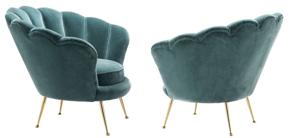 Кресло Eichholtz Chair Trapezium Turquoise Кресло Eichholtz Chair Trapezium Turquoise - Loft-Concept в Саратове