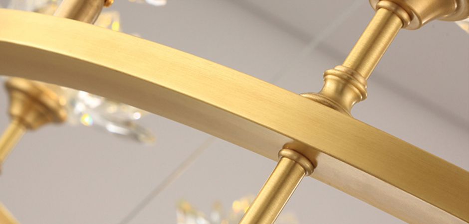 Большая Люстра Хрустальные Цветы Лотоса Lotus flower Clear Glass lamp 15 - фото №2