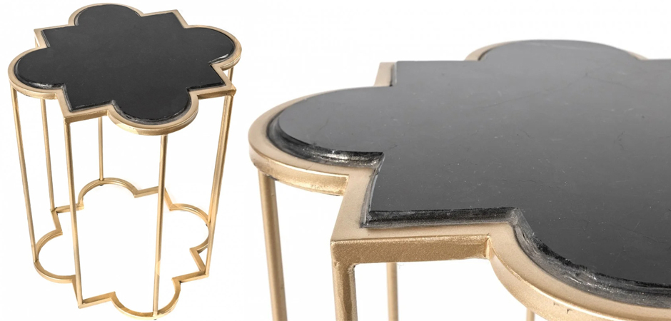 Приставной стол Marble Countertop gold Приставной стол Marble Countertop gold - Loft-Concept в Саратове