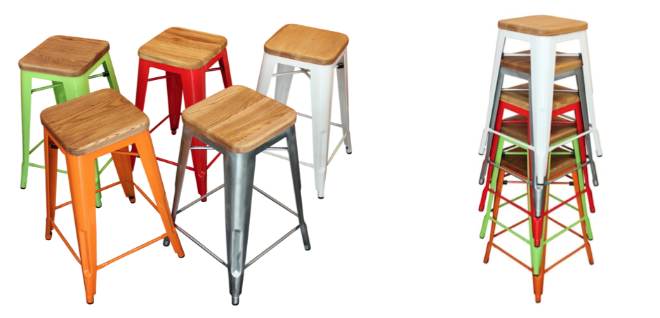 Барный стул Tolix Board Seat barstool Барный стул Tolix Board Seat barstool - Loft-Concept в Саратове