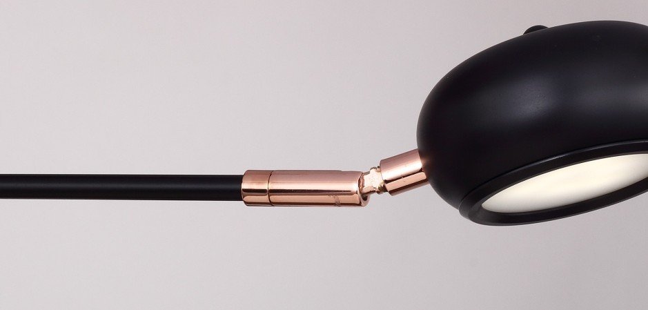 Люстра Curved Stix Chandelier 6 Black - Loft-Concept в Саратове