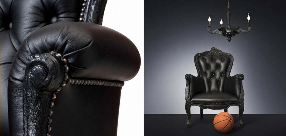 Дизайнерское Кресло Moooi Smoke обугленный эффект Дизайнерское Кресло Moooi Smoke обугленный эффект - Loft-Concept в Саратове