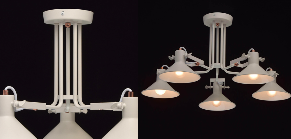 Потолочный светильник Rotating Light White Потолочный светильник Rotating Light White - Loft-Concept в Саратове