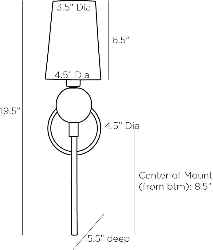 Бра Arteriors MENDEE SCONCE в Саратове