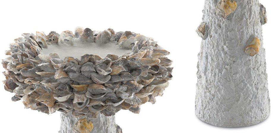 Приставной стол Oyster Shell Medium Bird Bath Приставной стол Oyster Shell Medium Bird Bath - Loft-Concept в Саратове
