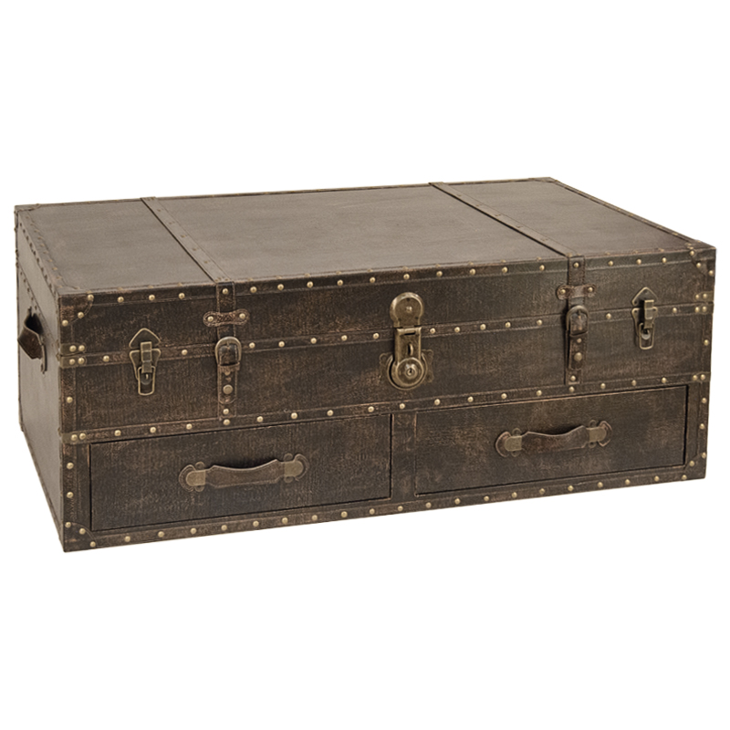 Сундук Chest Basil Коричневый винтаж Сундук Chest Basil Коричневый винтаж в Саратове | Loft Concept