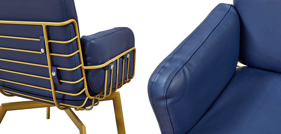 Кресло Frankie Armchair blue Кресло Frankie Armchair blue - Loft-Concept в Саратове