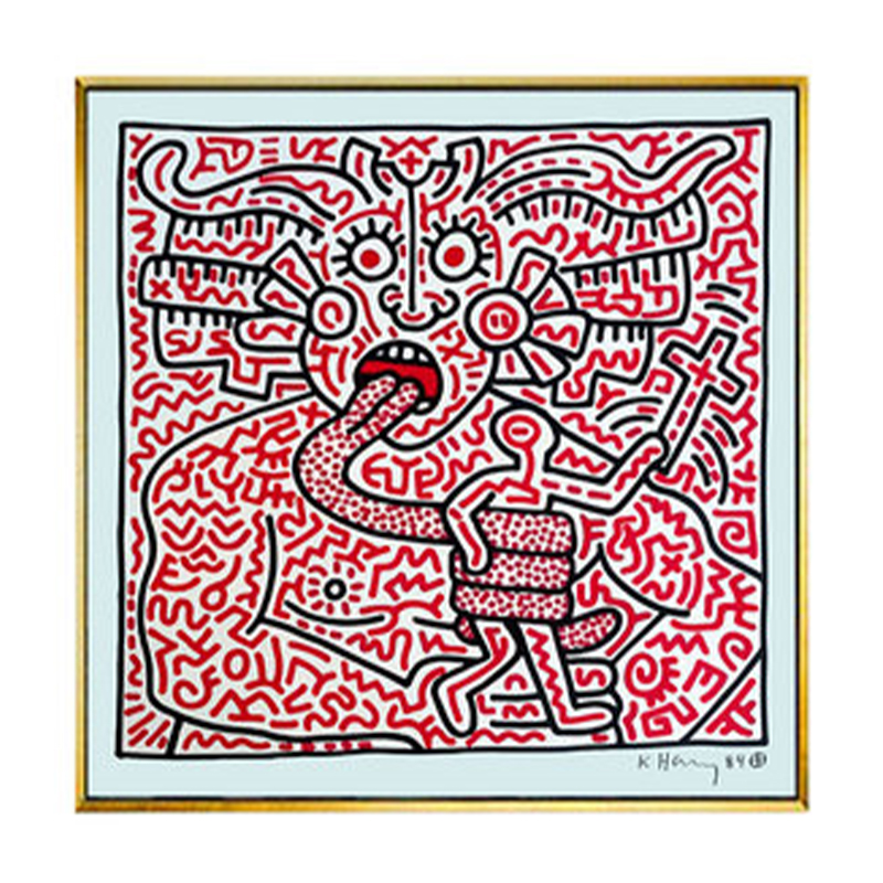 Постер Keith Haring 15 Мульти в Саратове | Loft Concept 