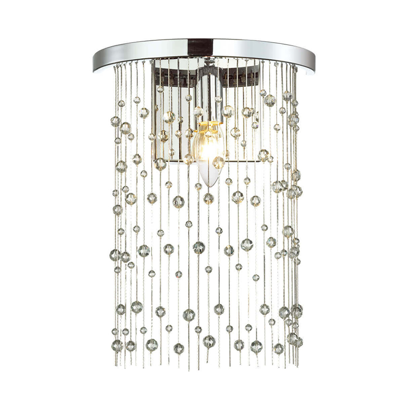 Бра Hailstorm Rain Wall lamp chrome Прозрачный (Transparent) Хром в Саратове | Loft Concept 